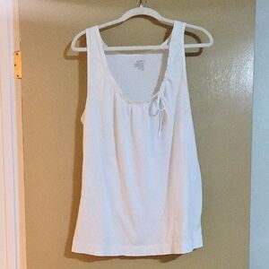 Old Navy White Cotton Tank